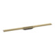 hansgrohe RainDrain Flex Duschrinne 1000mm, brush. bron, Fertigset, kürzbar-1