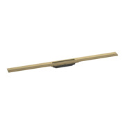 hansgrohe RainDrain Flex Duschrinne 1000mm, brush. bron, Fertigset, kürzbar