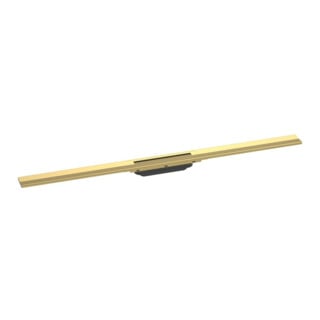 hansgrohe RainDrain Flex Duschrinne 1000mm, pol. gol opt, Fertigset, kürzbar