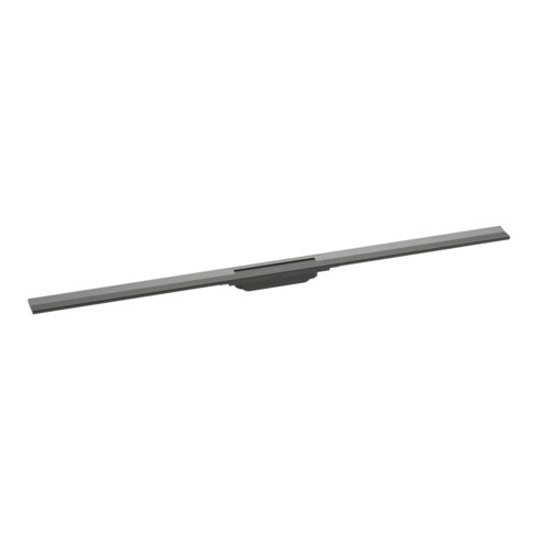 hansgrohe RainDrain Flex Duschrinne 1200mm, brush. bla vc, FM-Set, kürzbar
