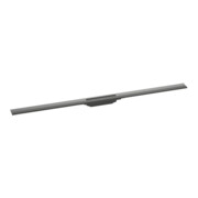 hansgrohe RainDrain Flex Duschrinne 1200mm, brush. bla vc, FM-Set, kürzbar