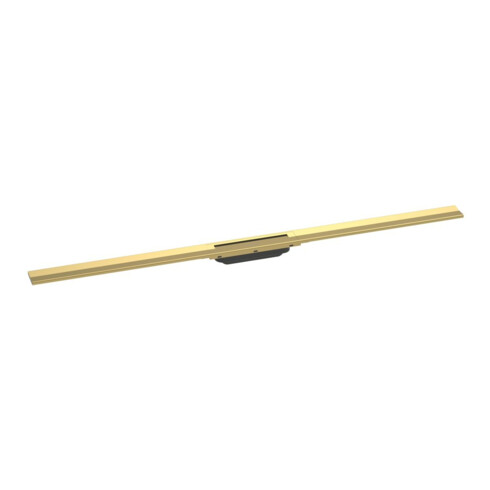 hansgrohe RainDrain Flex Duschrinne 1200mm, pol. gol opt, Fertigset, kürzbar