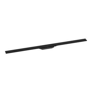 hansgrohe RainDrain Flex Duschrinne 1200mm, schwarz matt, Fertigset, kürzbar