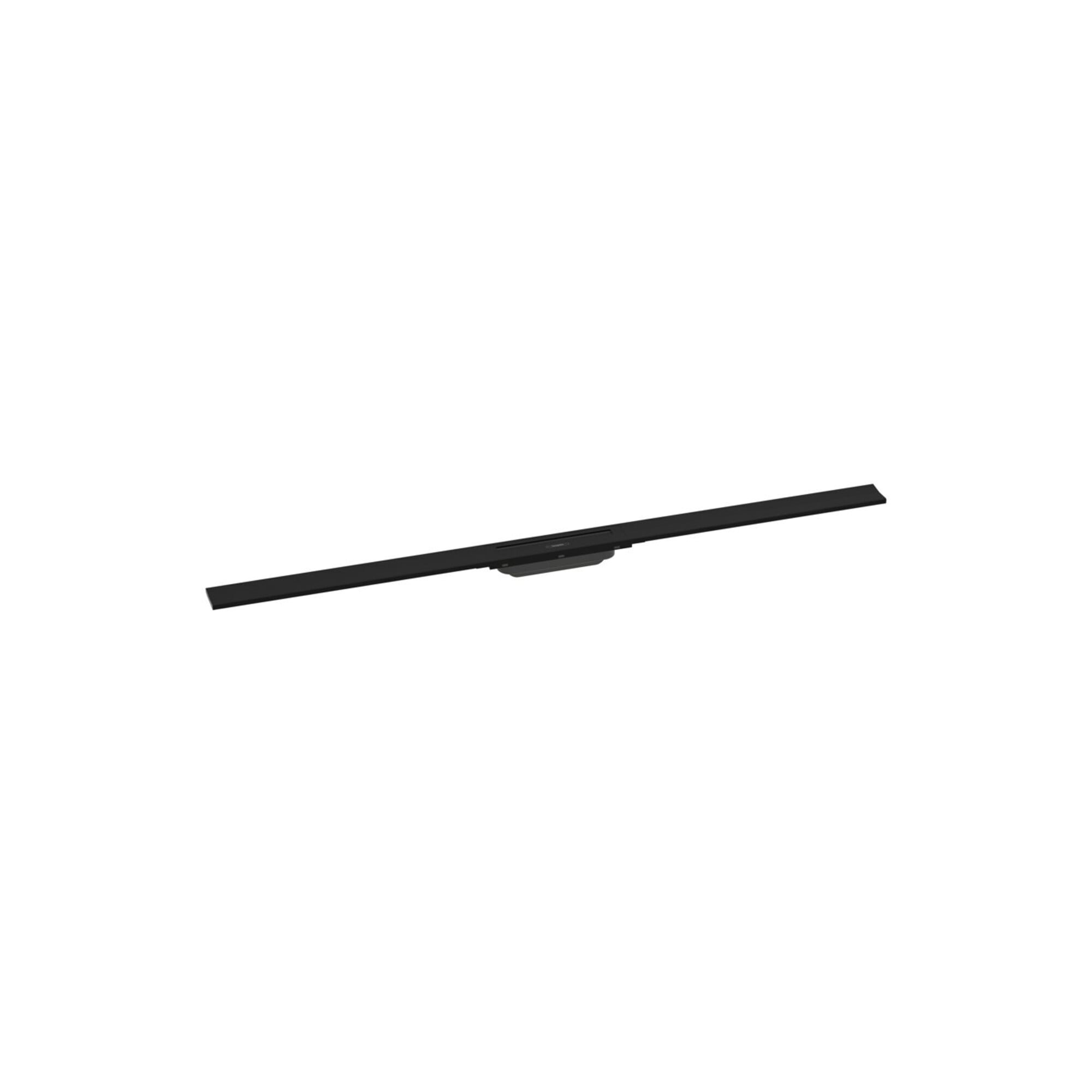 hansgrohe RainDrain Flex Duschrinne 1200mm, schwarz matt, Fertigset, kürzbar