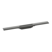 hansgrohe RainDrain Flex Duschrinne 700mm, brush. bla vc, Fertigset, kürzbar