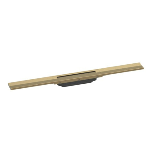 hansgrohe RainDrain Flex Duschrinne 700mm, brush. bronze, Fertigset, kürzbar