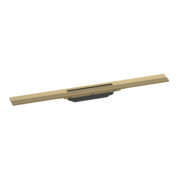 hansgrohe RainDrain Flex Duschrinne 700mm, brush. bronze, Fertigset, kürzbar