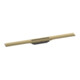 hansgrohe RainDrain Flex Duschrinne 800mm, brush. bronze, Fertigset, kürzbar-1