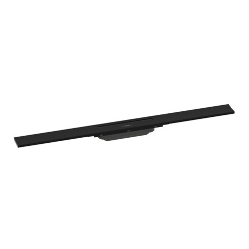 hansgrohe RainDrain Flex Duschrinne 800mm, schwarz matt, Fertigset, kürzbar