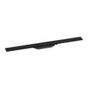 hansgrohe RainDrain Flex Duschrinne 800mm, schwarz matt, Fertigset, kürzbar