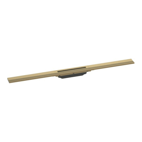hansgrohe RainDrain Flex Duschrinne 900mm, brush. bronze, Fertigset, kürzbar