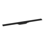 hansgrohe RainDrain Flex Duschrinne 900mm, schwarz matt, Fertigset, kürzbar