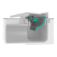 hansgrohe RainDrain Flex Siphon de douche 900 mm, noir mat, kit complet, ajustable-2