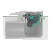 hansgrohe RainDrain Flex Siphon de douche 900 mm, noir mat, kit complet, ajustable-4