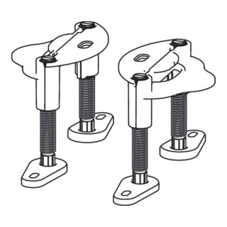 hansgrohe RainDrain Go Adjustable feet