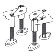 hansgrohe RainDrain Go Pieds réglables-1
