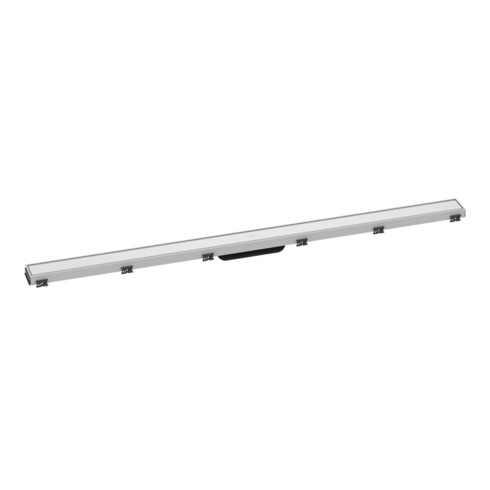 hansgrohe RainDrain Match Caniveau de douche 1200 mm, blanc mat, kit complet