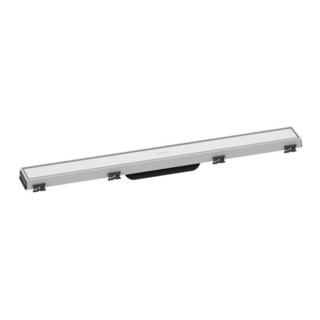 hansgrohe RainDrain Match Caniveau de douche 700 mm, blanc mat, kit complet