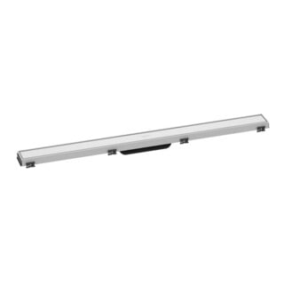 hansgrohe RainDrain Match Caniveau de douche 900 mm, blanc mat, kit complet