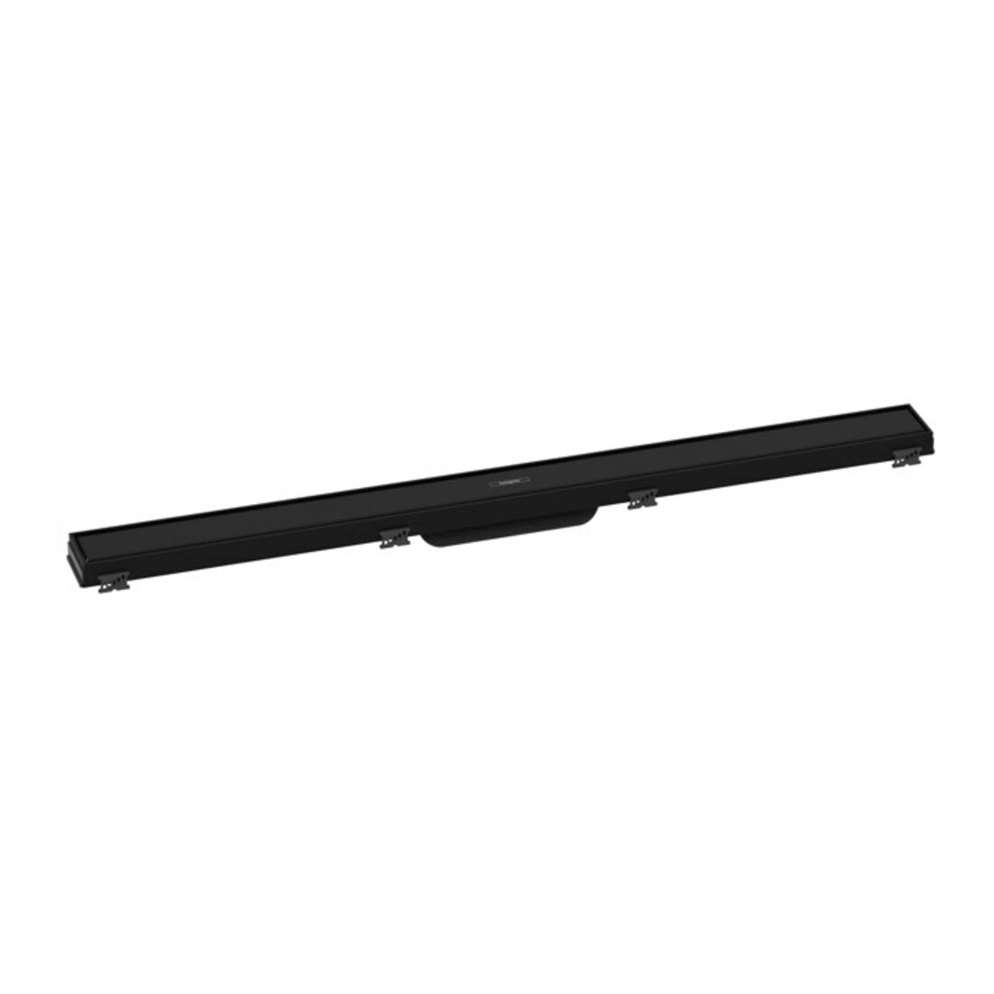 hansgrohe RainDrain Match Caniveau de douche 900 mm, noir mat, kit complet