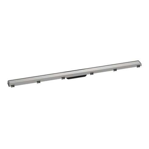 hansgrohe RainDrain Match Duschrinne 1200mm, Edelstahl gebürstet, Fertigset