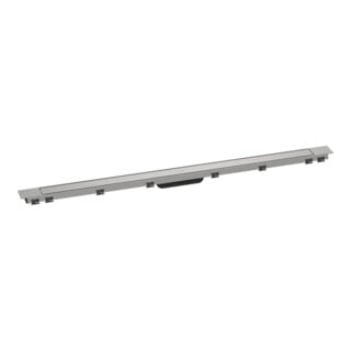 hansgrohe RainDrain Match + Duschrinne 1200mm, Edelstahl gebürstet, Fertigset