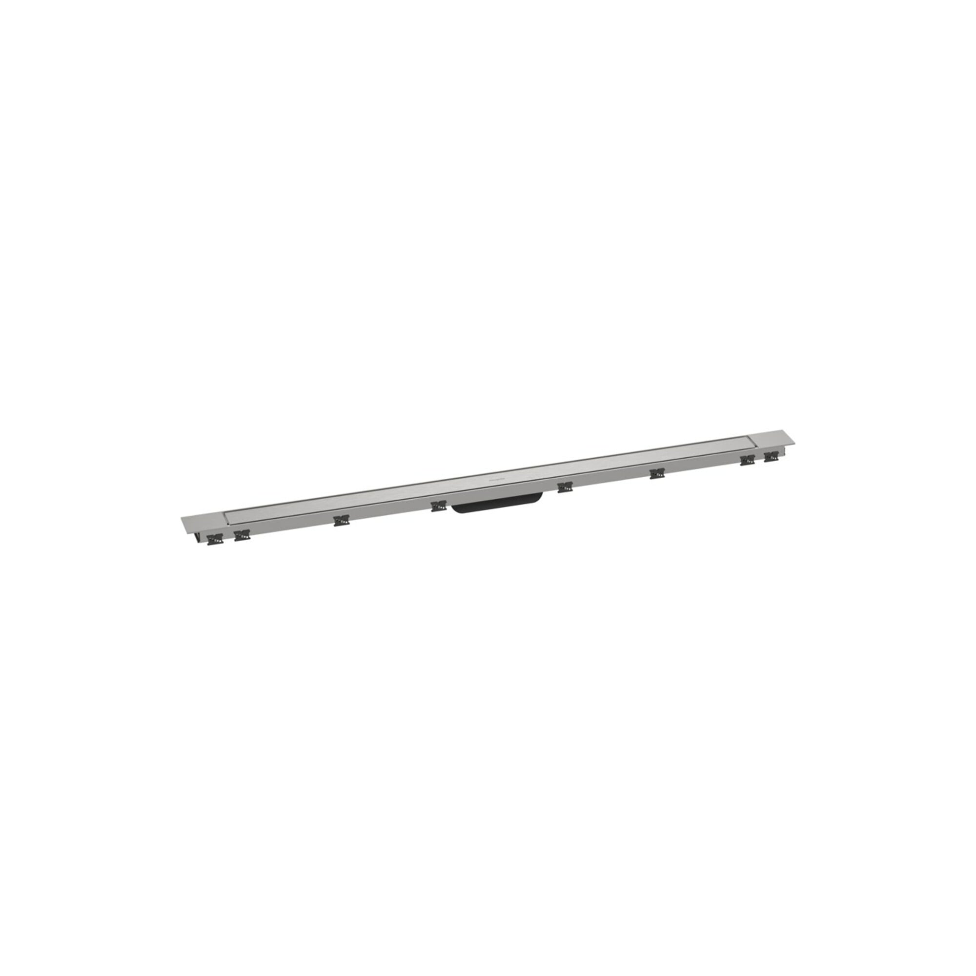 hansgrohe RainDrain Match + Duschrinne 1200mm, Edelstahl gebürstet, Fertigset