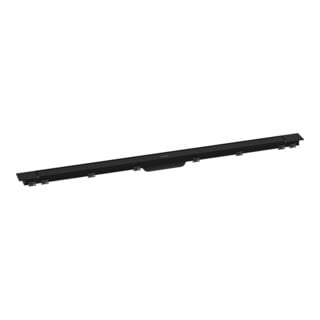 hansgrohe RainDrain Match + Duschrinne 1200mm, mattschwarz, Fertigset