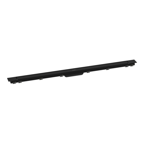 hansgrohe RainDrain Match + Duschrinne 1200mm, mattschwarz, Fertigset