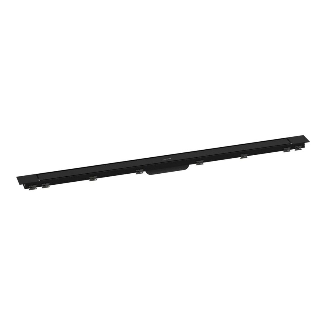 hansgrohe RainDrain Match + Duschrinne 1200mm, mattschwarz, Fertigset