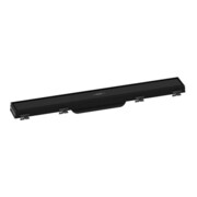 hansgrohe RainDrain Match Duschrinne 600mm, mattschwarz, Fertigset