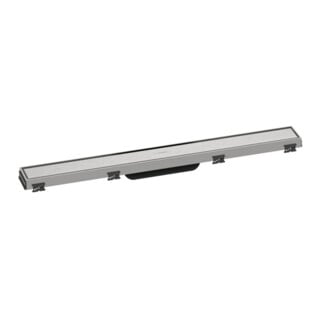 hansgrohe RainDrain Match Duschrinne 700mm, Edelstahl gebürstet, Fertigset