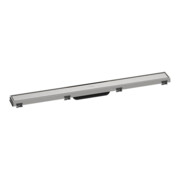 hansgrohe RainDrain Match Duschrinne 800mm, Edelstahl gebürstet, Fertigset
