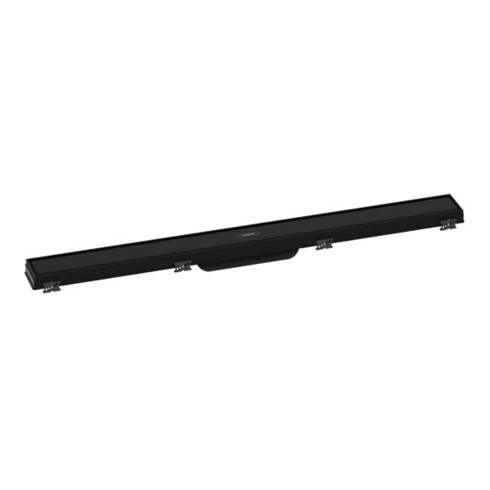 hansgrohe RainDrain Match Duschrinne 800mm, mattschwarz, Fertigset