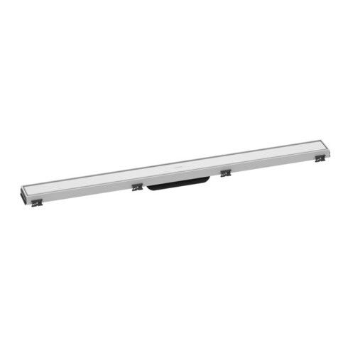 hansgrohe RainDrain Match Duschrinne 900mm, mattweiß, Fertigset
