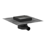 hansgrohe RainDrain Point Système de vidange au sol complet, 150x150mm, finition acier inoxydable-3