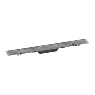 hansgrohe RainDrain Rock Caniveau de douche 600 mm, kit complet, coupable et carrelable