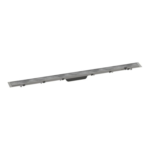 hansgrohe RainDrain Rock Duschrinne 1000mm, FM-Set, kürzbar und befliesbar