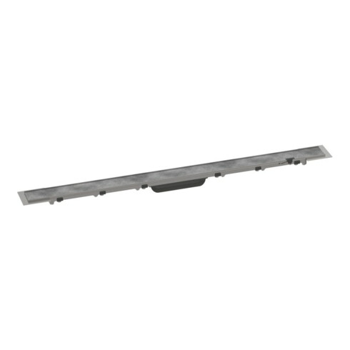 hansgrohe RainDrain Rock Duschrinne 900mm, Fertigset, kürzbar und befliesbar