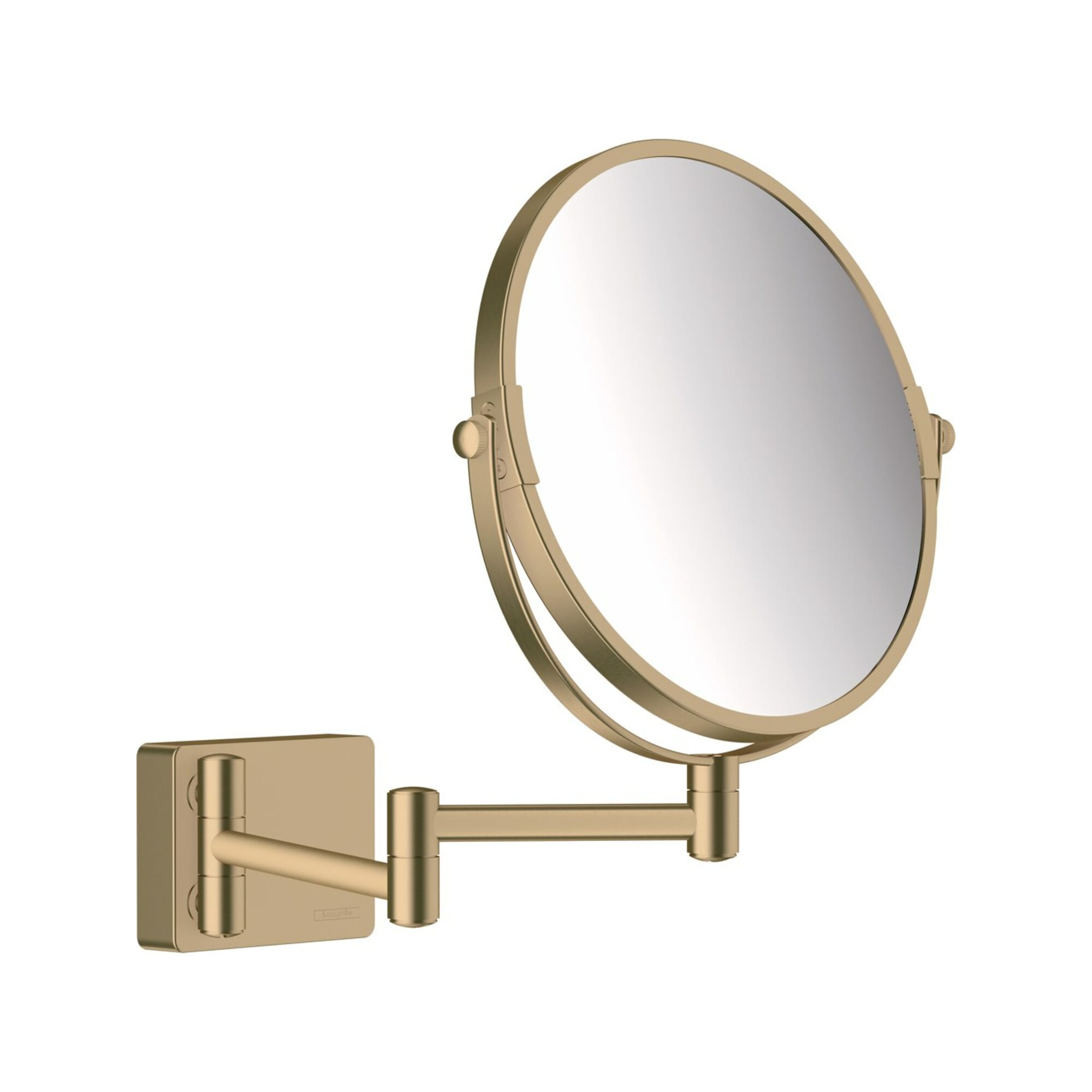 hansgrohe Rasierspiegel AddStoris Wandmontage, brushed bronze