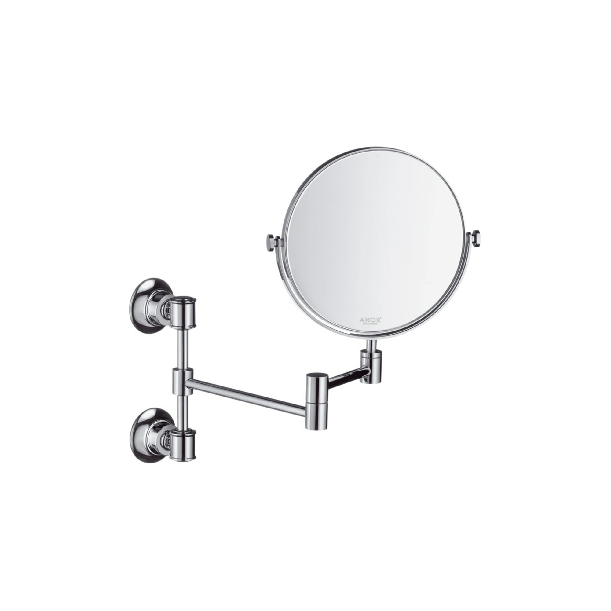 hansgrohe Rasierspiegel Axor Montreux ausziehbar polished nickel