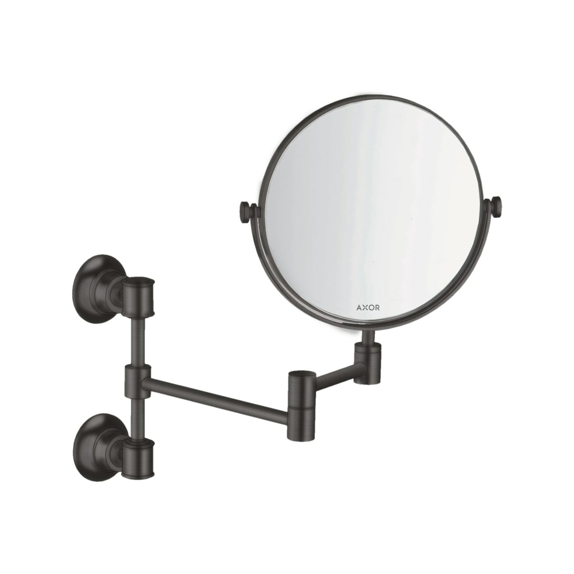hansgrohe Rasierspiegel Axor Montreux schw, neigbar, Wandmont., brush. bla vc