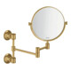 hansgrohe Rasierspiegel Axor Montreux schw, neigbar, Wandmont., brush. gol opt-1