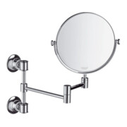 hansgrohe Rasierspiegel Axor Montreux schw, neigbar, Wandmont., brush. ni.
