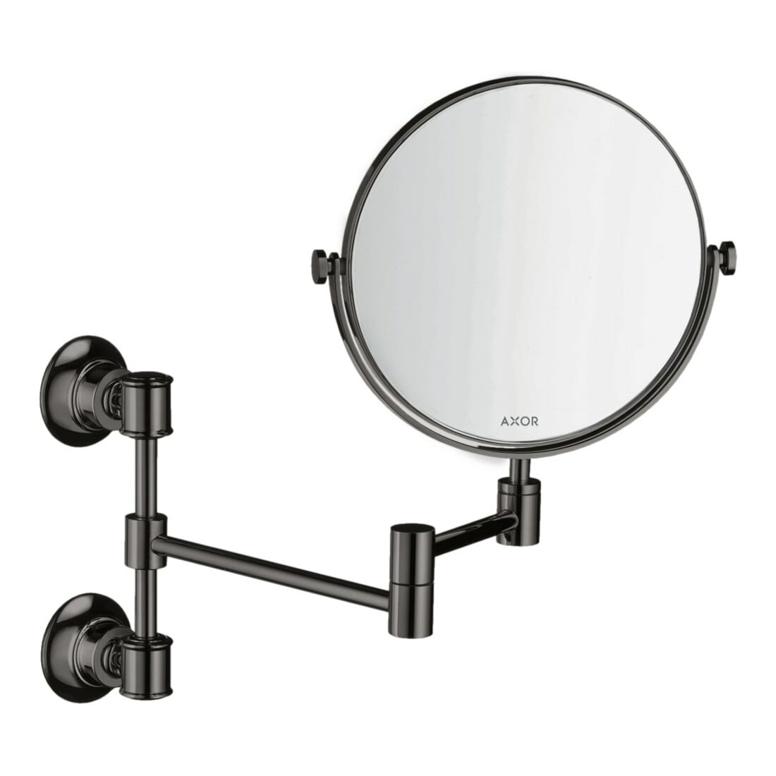 hansgrohe Rasierspiegel Axor Montreux schw, neigbar, Wandmont., pol. bla vc