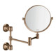 hansgrohe Rasierspiegel Axor Montreux schw, neigbar, Wandmont., pol. r gol-1
