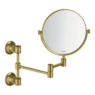hansgrohe Rasierspiegel Axor Montreux schwenkb., neigbar, Wandmont., brush. br