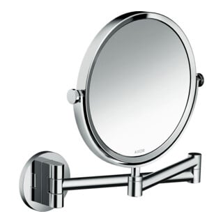 hansgrohe Rasierspiegel Axor Uni. Circular Wandmontage, chrom