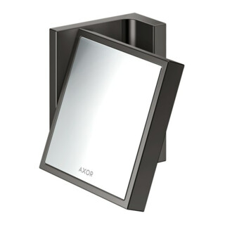 hansgrohe Rasierspiegel Axor Uni. Rectangular neigbar, Wandmont., pol. black chrome