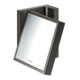 hansgrohe Rasierspiegel Axor Uni. Rectangular neigbar, Wandmont., pol. black chrome-1